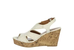 Jellypop Womens Lisbon Wedge Sandal - Natural 12 Jellypop Womens Lisbon Wedge Sandal - Natural -Shoes Shop US 01 203922 03