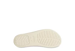 Crocs Womens Brooklyn Flip Flop Sandal - Bone -Shoes Shop US 01 204009 05