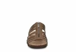 Bearpaw Womens Sabrina Slide Sandal - Brown -Shoes Shop US 01 204073 02