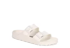 Birkenstock Womens Arizona Essentials Slide Sandal - White