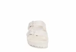 Birkenstock Womens Arizona Essentials Slide Sandal - White -Shoes Shop US 01 210760 02