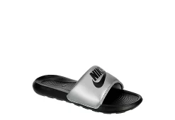 Nike Womens Victori One Slide Sandal - Silver