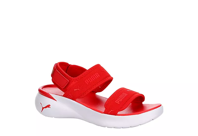 Puma Womens Sportie Sandal - Red 3 Puma Womens Sportie Sandal - Red