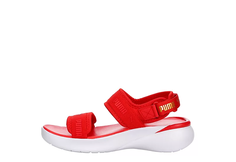 Puma Womens Sportie Sandal - Red 6 Puma Womens Sportie Sandal - Red - Image 4