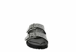 Madden Girl Womens Teddy Footbed Slide Sandal - Black -Shoes Shop US 01 250030 02