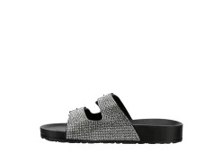 Madden Girl Womens Teddy Footbed Slide Sandal - Black -Shoes Shop US 01 250030 03