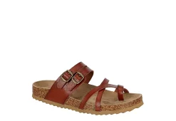 Bjorndal Womens Sami Footbed Sandal - Cognac
