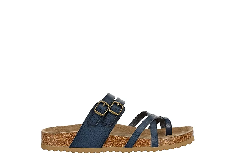 Bjorndal Womens Sami Footbed Sandal - Navy 3 Bjorndal Womens Sami Footbed Sandal - Navy - Image 2