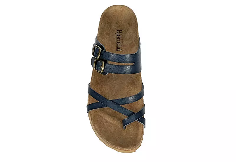Bjorndal Womens Sami Footbed Sandal - Navy 7 Bjorndal Womens Sami Footbed Sandal - Navy - Image 6