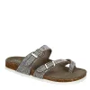 Madden Girl Womens Brycee Footbed Sandal - Med Metallic