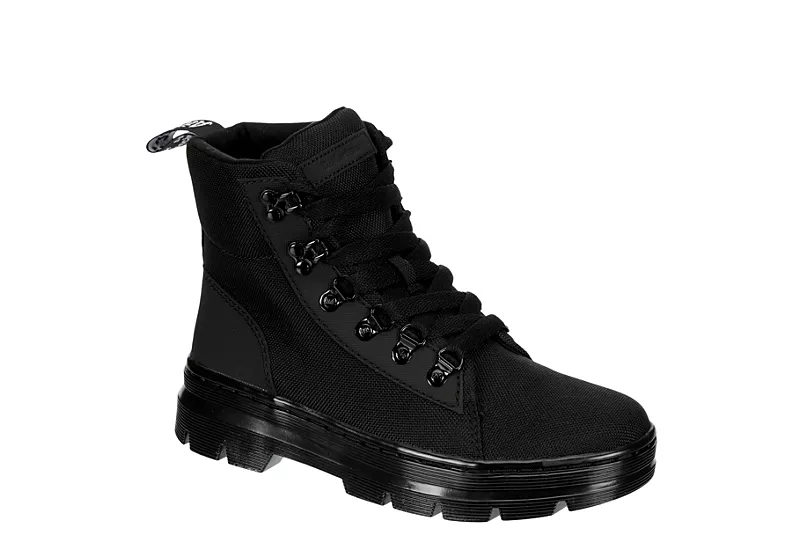 Dr. Martens Dr.martens Womens Combs Nylon Combat Boot - Black 3 Dr. Martens Dr.martens Womens Combs Nylon Combat Boot - Black