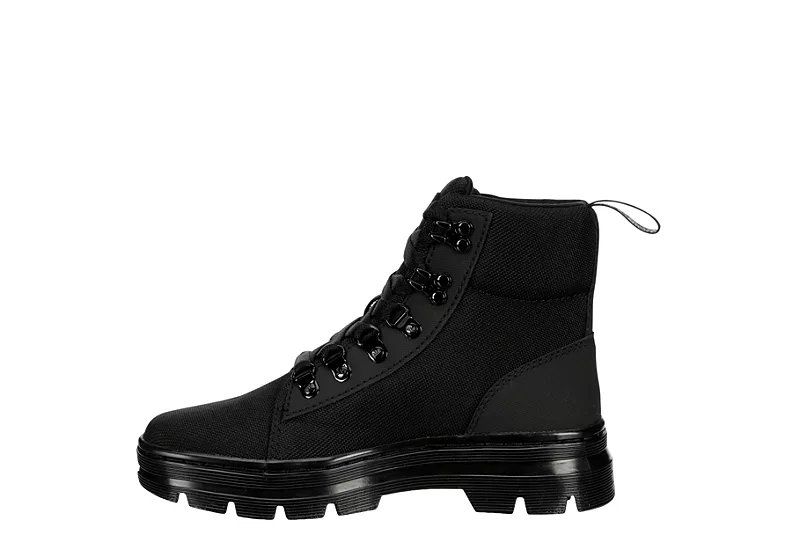 Dr. Martens Dr.martens Womens Combs Nylon Combat Boot - Black 6 Dr. Martens Dr.martens Womens Combs Nylon Combat Boot - Black - Image 4