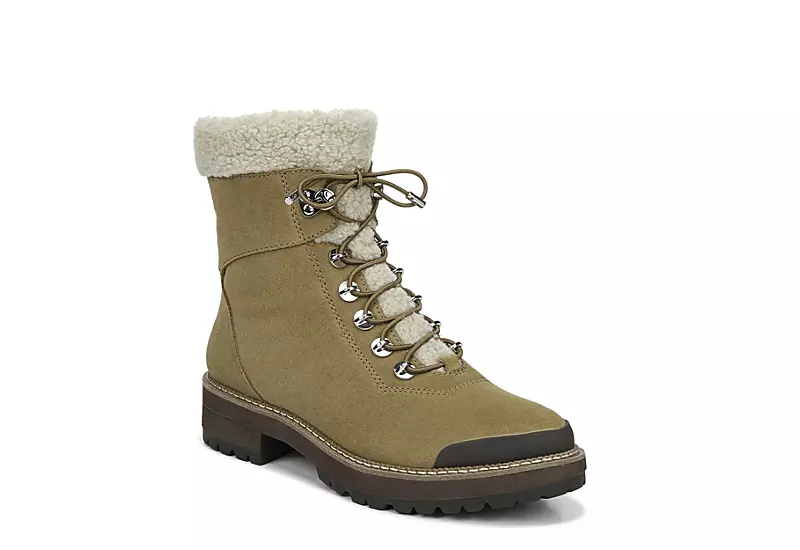 Franco Sarto Womens Rosella Combat Boot - Tan 3 Franco Sarto Womens Rosella Combat Boot - Tan