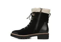 Franco Sarto Womens Rosella Combat Boot - Black -Shoes Shop US 01 300159 03