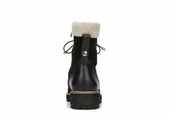 Franco Sarto Womens Rosella Combat Boot - Black -Shoes Shop US 01 300159 04