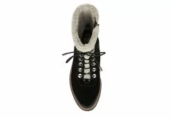Franco Sarto Womens Rosella Combat Boot - Black -Shoes Shop US 01 300159 05