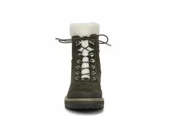 Franco Sarto Womens Rosella Combat Boot - Green -Shoes Shop US 01 300160 02