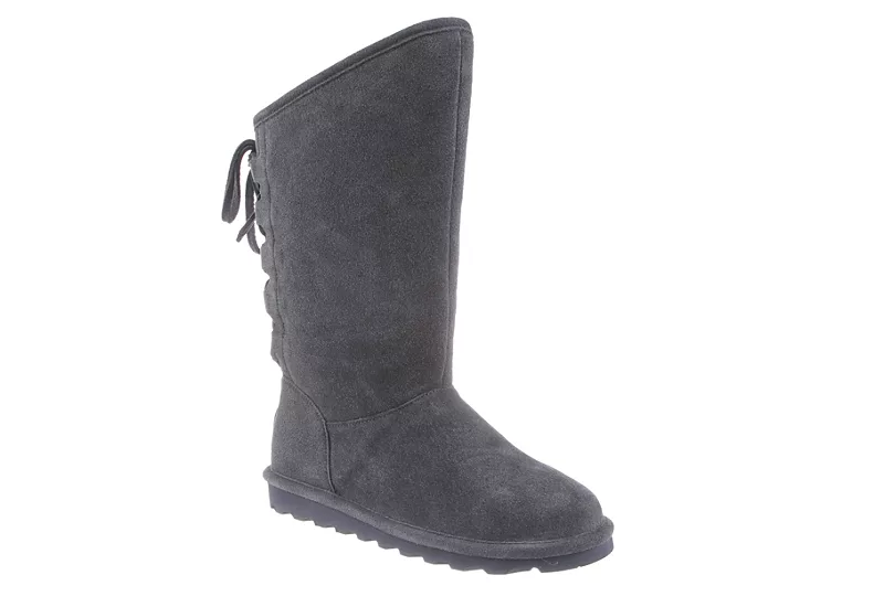 Bearpaw Womens Phylly Fur Boot - Dark Grey 3 Bearpaw Womens Phylly Fur Boot - Dark Grey