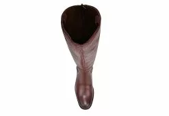 Franco Sarto Womens Meyer Tall Boot - Burgundy -Shoes Shop US 01 300500 05