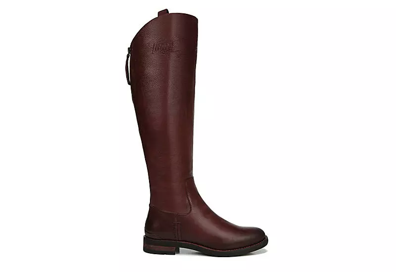 Franco Sarto Womens Meyer Wide Calf Tall Boot - Burgundy 4 Franco Sarto Womens Meyer Wide Calf Tall Boot - Burgundy - Image 2