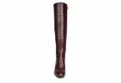 Franco Sarto Womens Tribute Wide Calf Tall Boot - Dark Purple -Shoes Shop US 01 300549 02