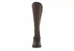 Easy Street Womens Jewel Wide Calf Tall Boot - Brown -Shoes Shop US 01 300662 02