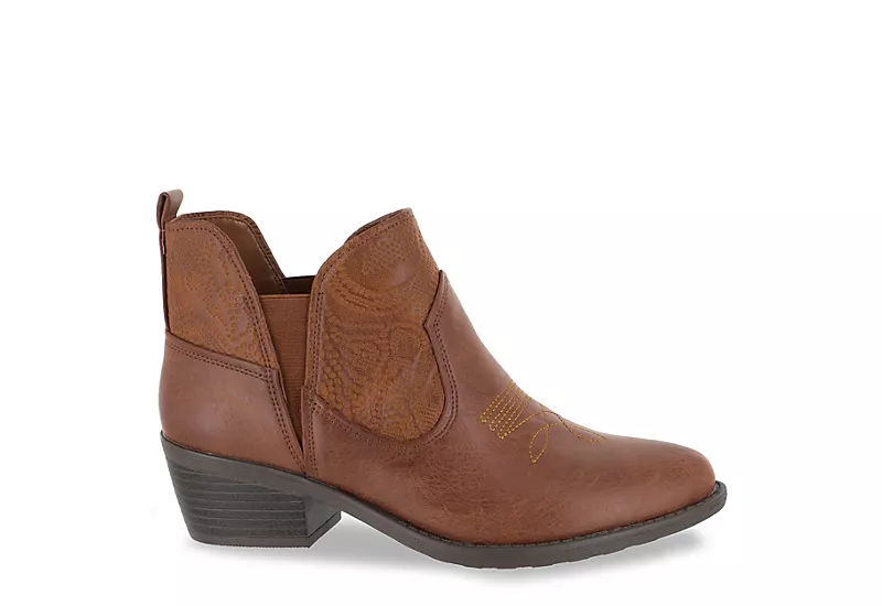 Easy Street Womens Legend Bootie - Tan 4 Easy Street Womens Legend Bootie - Tan - Image 2