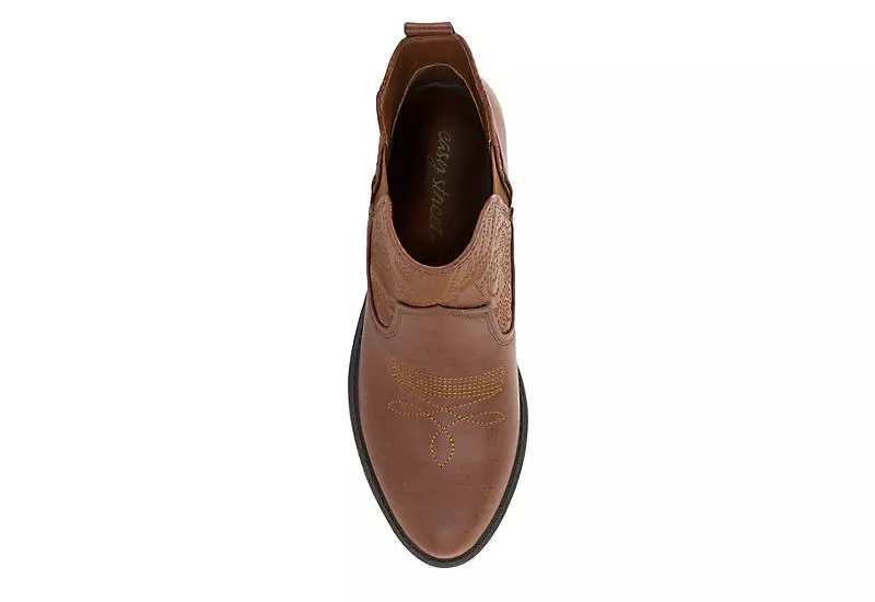 Easy Street Womens Legend Bootie - Tan 8 Easy Street Womens Legend Bootie - Tan - Image 6