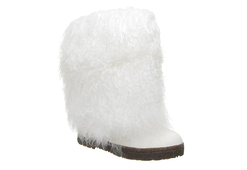 Bearpaw Womens Boetis Ii Fur Boot - White 3 Bearpaw Womens Boetis Ii Fur Boot - White