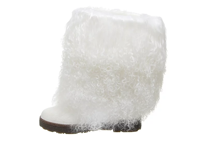 Bearpaw Womens Boetis Ii Fur Boot - White 6 Bearpaw Womens Boetis Ii Fur Boot - White - Image 4