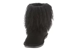 Bearpaw Womens Boo Fur Boot - Black -Shoes Shop US 01 300708 02
