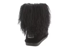 Bearpaw Womens Boo Fur Boot - Black -Shoes Shop US 01 300708 04