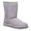 Bearpaw Womens Elle Short Fur Boot - Grey