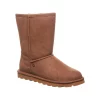 Bearpaw Womens Elle Short Vegan Fur Boot - Tan -Shoes Shop US 01 300737 00