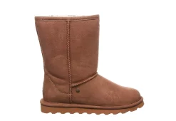 Bearpaw Womens Elle Short Vegan Fur Boot - Tan -Shoes Shop US 01 300737 01