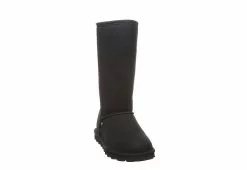 Bearpaw Womens Elle Tall Vegan Fur Boot - Black -Shoes Shop US 01 300741 02