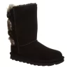 Bearpaw Womens Eloise Fur Boot - Black -Shoes Shop US 01 300743 00