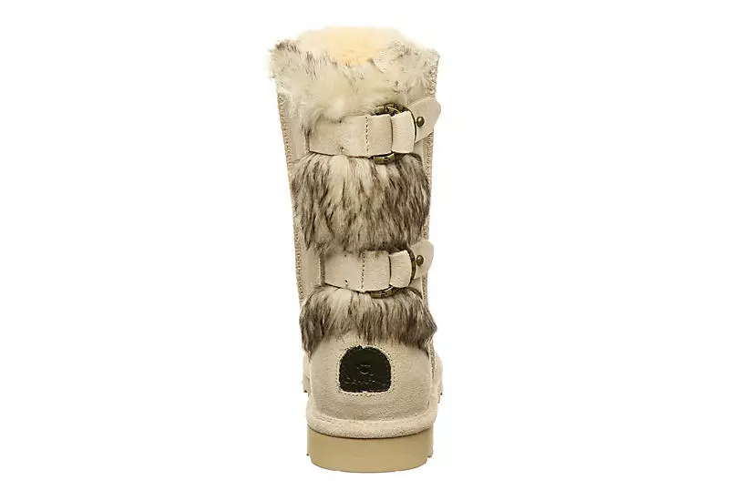 Bearpaw Womens Eloise Fur Boot - Off White 7 Bearpaw Womens Eloise Fur Boot - Off White - Image 5