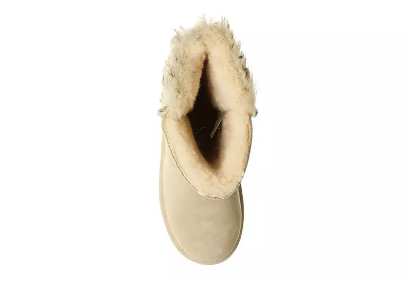 Bearpaw Womens Eloise Fur Boot - Off White 8 Bearpaw Womens Eloise Fur Boot - Off White - Image 6