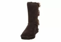Bearpaw Womens Eloise Wide Calf Fur Boot - Chocolate 11 Bearpaw Womens Eloise Wide Calf Fur Boot - Chocolate -Shoes Shop US 01 300746 02