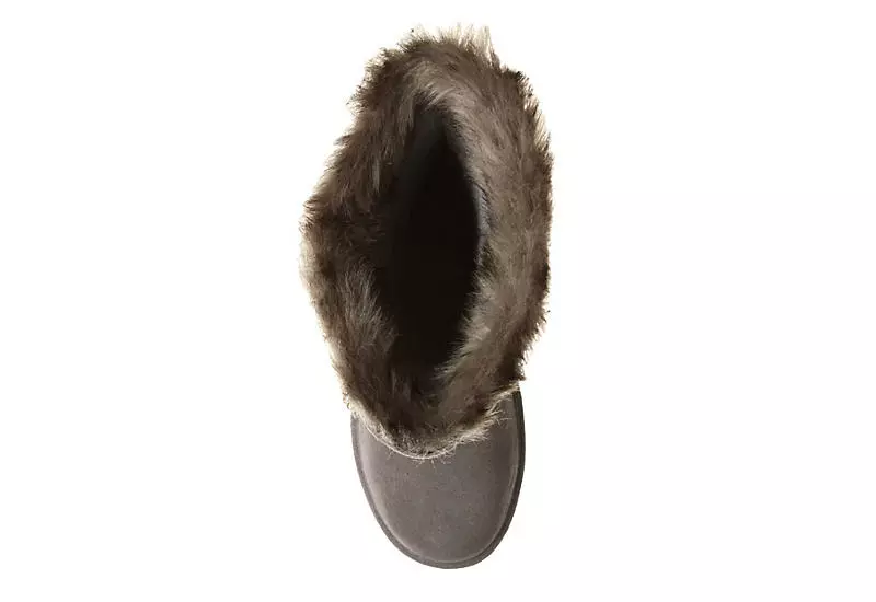 Bearpaw Womens Emery Fur Boot - Grey 8 Bearpaw Womens Emery Fur Boot - Grey - Image 6