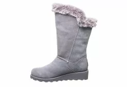 Bearpaw Womens Genevieve Fur Boot - Grey -Shoes Shop US 01 300752 03