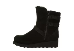 Bearpaw Womens Lucy Fur Wedge Boot - Black 12 Bearpaw Womens Lucy Fur Wedge Boot - Black -Shoes Shop US 01 300778 03