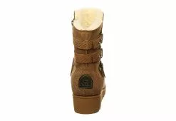 Bearpaw Womens Lucy Fur Wedge Boot - Tan -Shoes Shop US 01 300779 04
