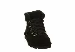 Bearpaw Womens Marta Lace-up Fur Boot - Black -Shoes Shop US 01 300782 02