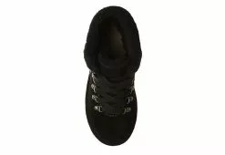 Bearpaw Womens Marta Lace-up Fur Boot - Black -Shoes Shop US 01 300782 05