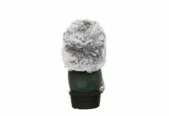 Bearpaw Womens Serenity Lace Up Fur Boot - Dark Green -Shoes Shop US 01 300809 04