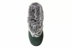 Bearpaw Womens Serenity Lace Up Fur Boot - Dark Green -Shoes Shop US 01 300809 05