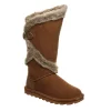 Bearpaw Womens Sheilah Fur Boot - Tan -Shoes Shop US 01 300813 00