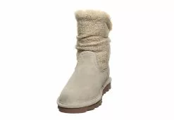 Bearpaw Womens Virginia Fur Boot - White -Shoes Shop US 01 300825 02